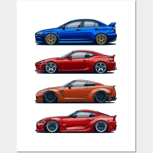 JDM legends Posters and Art